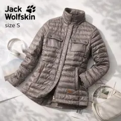 ジャックウルフスキン Jack Wolfskin ダウンジャケット 茶 S 90