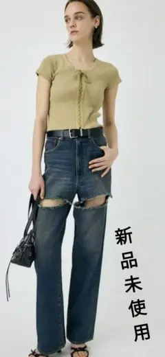 ✰MOUSSY✰ CUT　OUT　LOOSEデニム