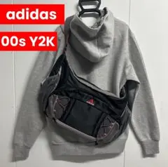 00s adidas アディダス ショルダーバッグ y2k テック