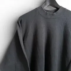 90s USA製 VINTAGE FRUIT 無地 黒 スウェット B37