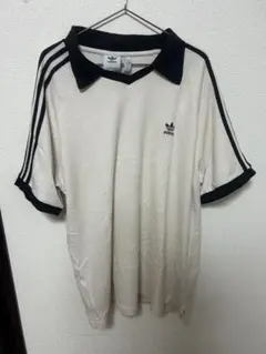 adidas アディカラー クラシックス ワッフル ポロシャツ 白／黒 4XL