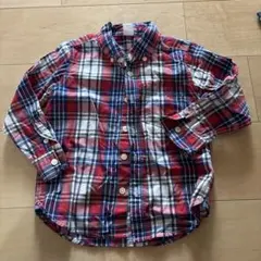 baby GAP チェック柄長袖シャツ 4years