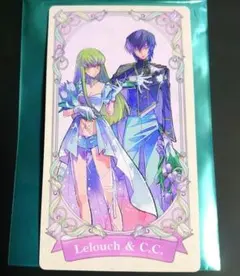 コードギアス イラストカード C.C. シーツー ルルーシュ 20周年展示会