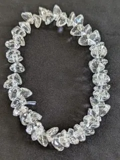 エジプト産【リビアングラス】チップスカットブレスレット約13×5mm 