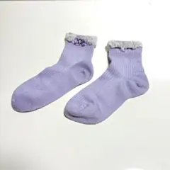 靴下 紫色 キッズ ソックス 16 17 18子ども フォーマル 発表会 女の子