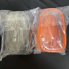 グラニフ。IKAKU 、オレンジケースとビューティフルシャドー　グレーケース