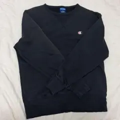 Champion ブラック スウェット Lサイズ