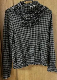 ZARA 長袖トップス　チェック柄