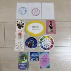 【匿名配送】大阪万博　パビリオン　ステッカー　カード　セット　スタンプ　付き