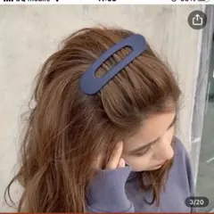 ヘアクリップ2+1 3個セット　ランダム　ヘアアクセ　ピン