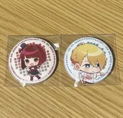 推しの子　ルクア 缶バッジ　星野アクア　有馬かな