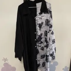 モ*モ様 SHEIN CURVE バイカラー 長袖シャツ 3XLのサムネイル