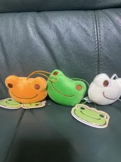 かえるのピクルス　もちもちフェイスマスコットペーパータグ付きまとめ