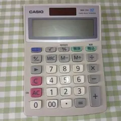 CASIO カシオ 電卓 MW-10A 10桁 税計算 時間計算 ソーラー