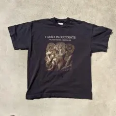 80s 90s ビンテージ Tシャツ ヴァンゴッホ アート 麦畑 PARIS 黒 