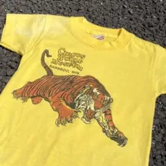 70's USA製 ビンテージ Tシャツ 虎 サーカス タイガー vintageのサムネイル