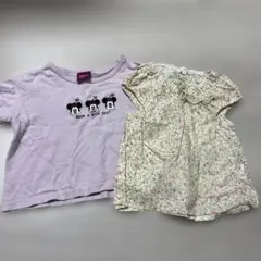 Disney ミッキー Tシャツ 2枚セット 90のサムネイル