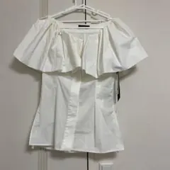 styling/ オフショルダー 半袖 ブラウス ホワイトのサムネイル