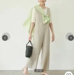 VERY × green label relaxing サロペット 36ベージュのサムネイル