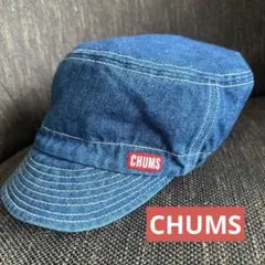 【週末限定SALE!!】CHUMS デニムワークキャップ 可愛いドローコード付きのサムネイル