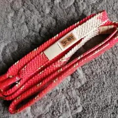 未使用ヴィンテージ？　帯締め　帯締　正絹　金糸　着物和服呉服　和装小物