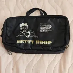 Betty Boop ベティ・ブープ ポーチ ブラックのサムネイル