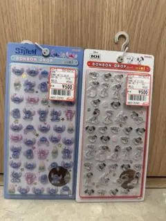 正規品　ボンボンドロップシール　101匹わんちゃん&スティッチ