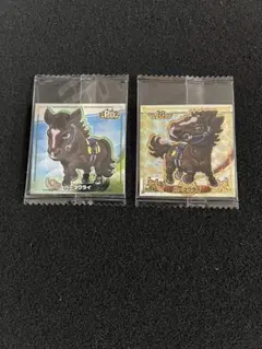 サラブ烈闘 デフォルメシールオーナーズ PDR LGR ハーツクライ