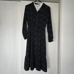 レピピアルマリオ 長袖ドットワンピース S 150〜160