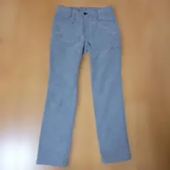 TIGORA チェック柄 ストレートパンツ グレー