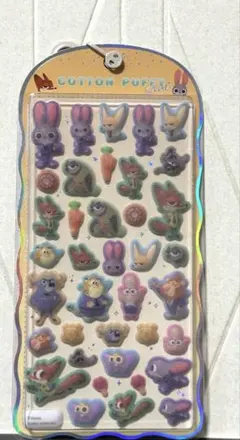 コットンパフィーシール ズートピア ディズニー Disney 正規品