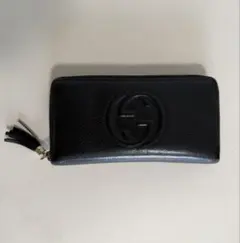 GUCCI 長財布 ラウンドファスナー SOHO インターロッキング GG - メルカリ