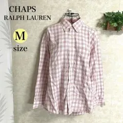 CHAPS RALPH LAURENメンズ長袖チェックシャツサイズM