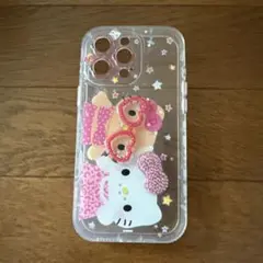 日焼けキティ 透明iPhoneケース