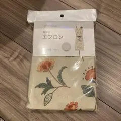 首掛け エプロン ニトリ 花柄　新生活