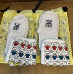 ホテルアメニティ 子供用スリッパ & タオルハンカチ