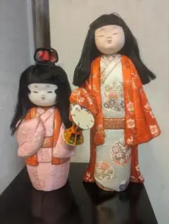 値下げ 木目込み人形 日本人形 昭和 レトロ