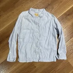 Nigel Cabourn ポケット付き　長袖シャツ 薄い青 サイズ10