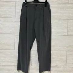 【GU】爽やかグレー パンツ ウエストゴム　上品　グレー　メンズ　綺麗目　清潔