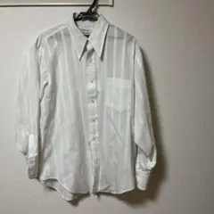 【70s】USA製ビンテージArrow 薄手白シャツ　XL相当　ベルベルジン購入のサムネイル