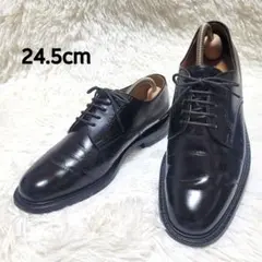 美品❤️REGAL リーガル 2504 プレーントゥ ブラック 24.5cm