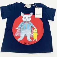 新品未使用 GUCCI×ヒグチユウコ Tシャツ 紺 80cm 2072876のサムネイル