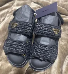 PRADA ブラックサンダル 箱付き