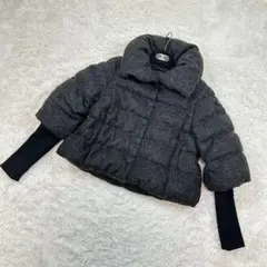 極美品】タトラス NENEO グースダウンジャケット ショート丈 黒 2（M）