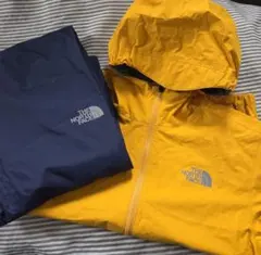 ザ・ノース・フェイス　フード付き レインウェア　上下セット　150サイズ