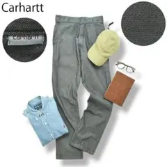 カーハート Carhartt ストレート チノパン 28 ダーク グレー メンズ