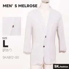 訳あり MEN'S MELROSE アウター リネン テーラード ジャケットのサムネイル