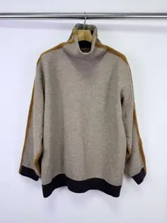 【L相当/美品】White Mountaineering モヘア切替ニット
