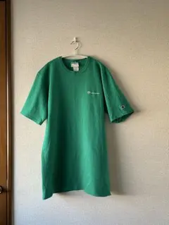 Champion 半袖Tシャツ緑 XLサイズ 古着
