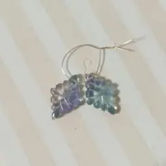 天然石　フローライト　カービング　ローゼンジ